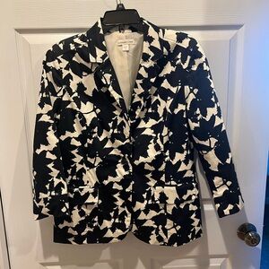 Coldwater Creek Black and White Blazer Jacket